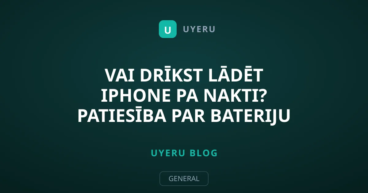 Vai drīkst lādēt iPhone pa nakti? Patiesība par bateriju